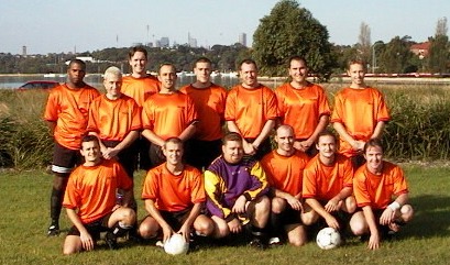 The Firsts team - pre-game 12 May 2001