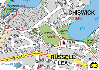 Map of Campbell Park