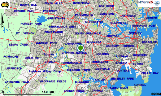 Map of O'Neill Park